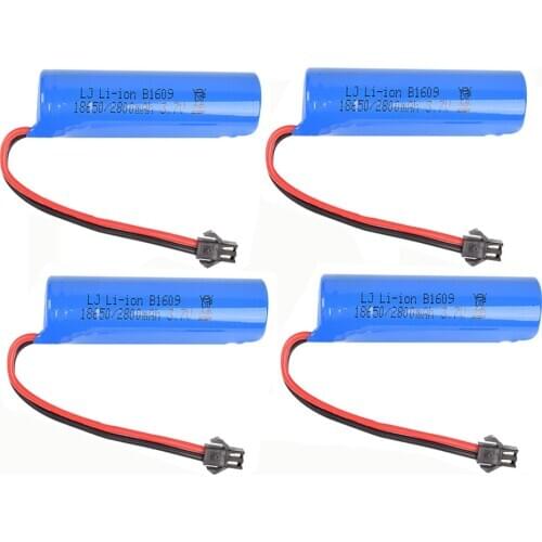 3.7v 2800mah 15C 18650 Li-ion Battery RC toys SM-2P battery For RC Boat Car Water soft Gun car toy