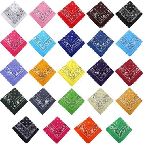 Bohemian Print Bandana Hair Bands For Girls Women Hair Turban Scarf Headband Kids Face Square Cross Hair Unisex Mask Access L2Z2