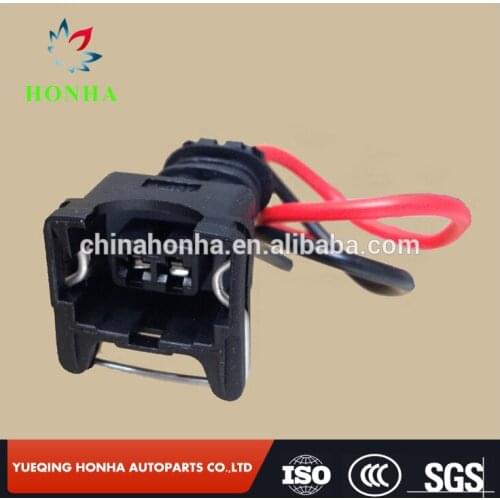 Free shipping 10/20/50/100 pcs/lots EV1 Injector connector pigtail harness case with 15cm 18AWG wire
