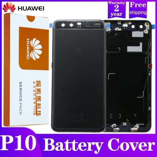 100% Original Back Housing For Huawei P10 Back Battery Cover with Camera Lens For Huawei P10 Rear cover Replacement