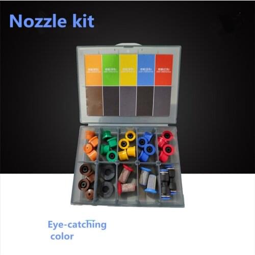 DIY agricultural plant protection drone nozzle accessories / ten grid color nozzle nozzle kit set for drone