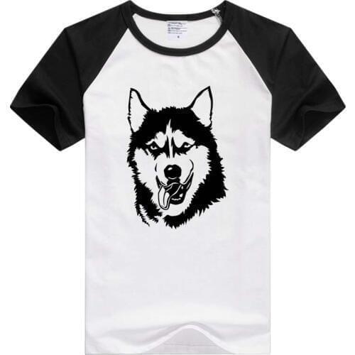 Snow Sled Dog Siberian husky Pet short sleeve T-shirt Comfortable Cool Print Novelty tee funny design GA169