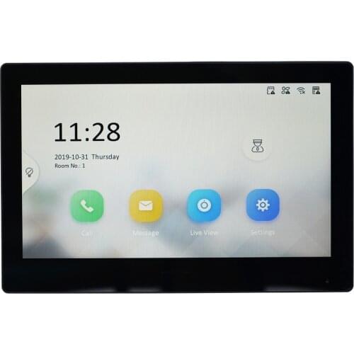 HIK Original international version Multi-Language DS-KH8520-WTE1 Indoor Monitor,802.3af POE,app Hik-connect,WiFi,Video intercom