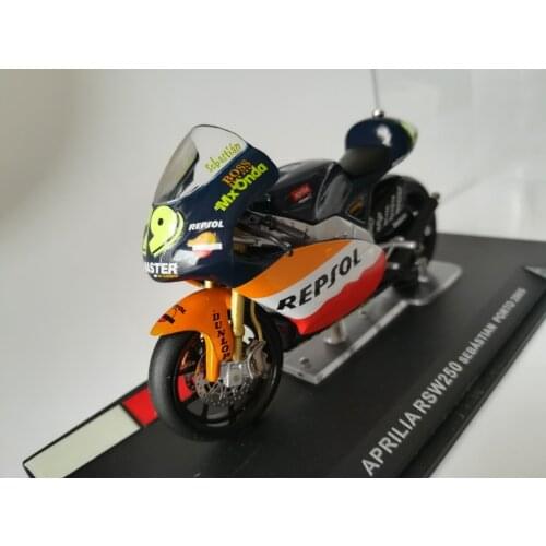 I XO 1:24 RSW250 Sebasian Porto 2005 #19 motorcycle alloy model Car Diecast Metal Toys Birthday Gift For Kids Boy