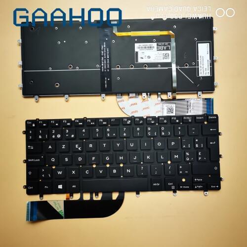 Brand new Original EU Keyboard for DELL XPS13 9343 9350 9360 INSPIRON15 7547 7548 laptop LA/SP FR POR keyboard with backlit