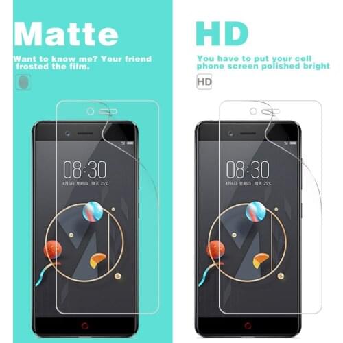 Clear Glossy HD Film For ZTE Z Max 2 Z11 Z17 Pro Mini S Z970 Z981 Matte Anti-glare Film Cover With Cleaning Tools
