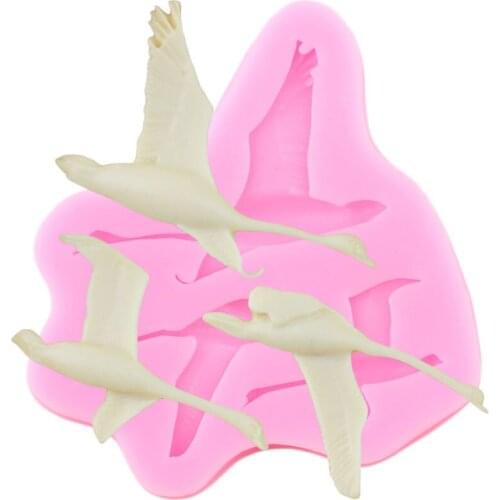 Seagull Silicone Mold Bird Fondant Molds Cupcake Topper Cake Decorating Tools Polymer Clay Candy Resin Molds DIY Baking Moulds