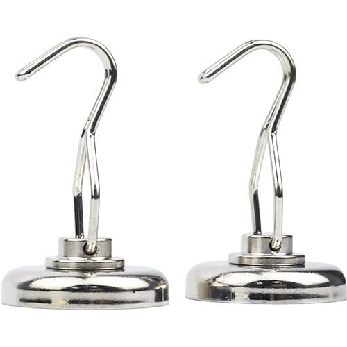 Super Strong Neodymium Magnet Rotating Strong Magnetic Hook Neodymium Round Super Magnetic Magnet Hook Behind the Door