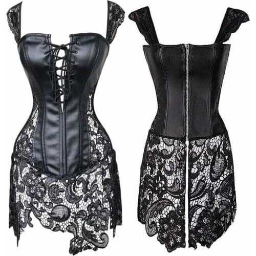 Pole Dance Sex Clothes Large Size Erotic Lingerie For Women PU Leather Sexy Dress Porno Lenceria Costumes Female Underwear