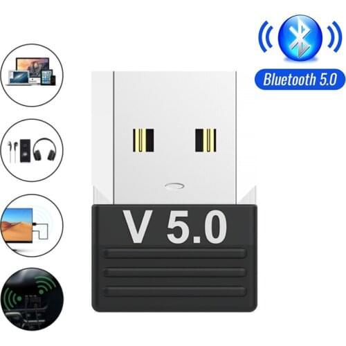 Usb Bluetooth-compatible 5.0 Adapter Dongle Voor Pc Computer Draadloze Muis Toetsenbord PS4 Aux Audio Bluetooth-compatible 5.0