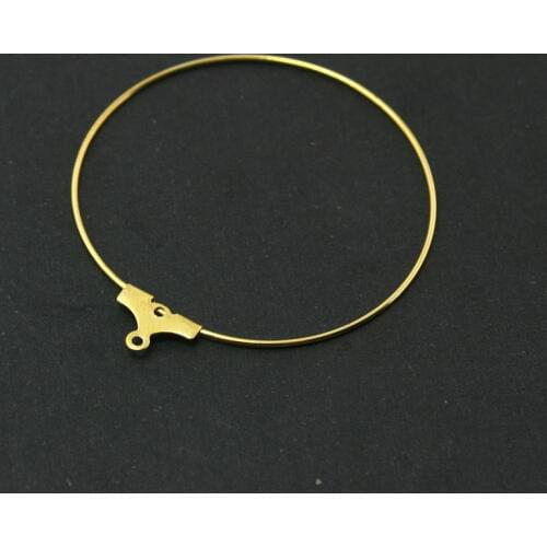 50PCS 40mm Jewellery Components gold/rhodium Handmade Beadings Findings Earring Hooks clasps Fittings for DIY fashion crafts