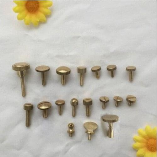 10Pcs/lot M3 M4 M5 M6 Pure Brass Copper Screw Nut, Decorative Nut For Lamps, Lighting Accessories