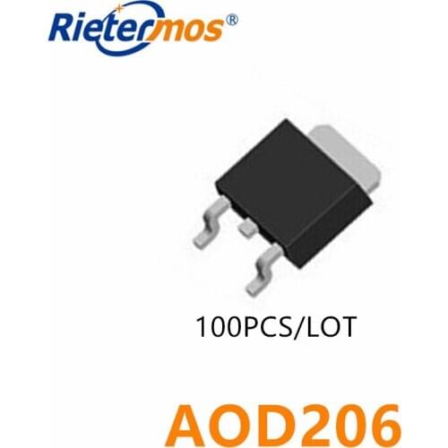 100PCS AOD206 D206 TO-252 SMD
