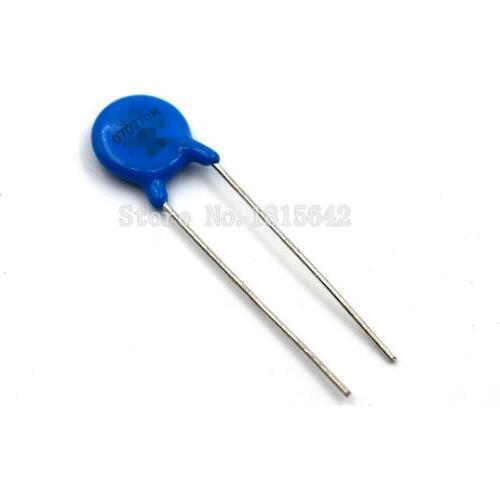 20PCS 07D270K Varistors 07D-270K 07D270 7D270 27V Piezoresistor Metal Voltage Dependent Resistor Piezoresistance