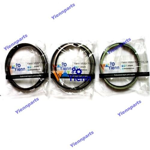 3TN84 3TN84L 3TN84L-RUS Piston Ring Set For Yanmar Engine YAG12S-3 Generator Repair Parts
