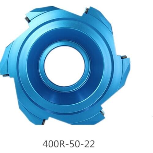 400R-50-22 90angle Face milling cutter process for AL