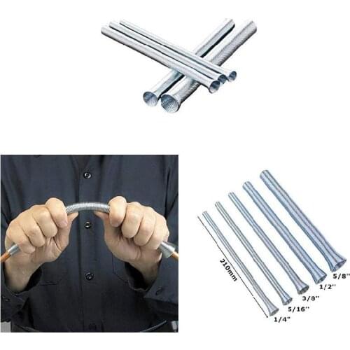 5pcs Spring Pipe Bender Aluminium Tube Bending Tools Tube Bender 5/8" 2/1" RE
