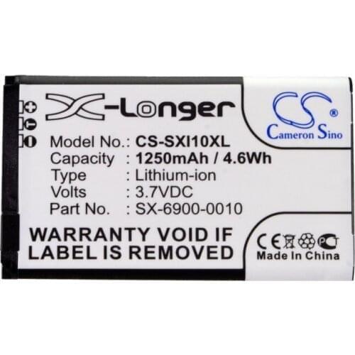 Cameron Sino 1250mAh Battery SX-6900-0010 for SIRIUS SXi1, XM Lynx