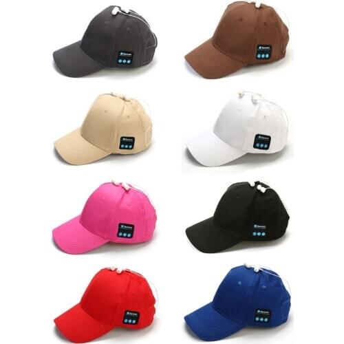 Wireless Bluetooth Earphone Cap Outdoor Baseball Cap Music Headphone Sun Hats