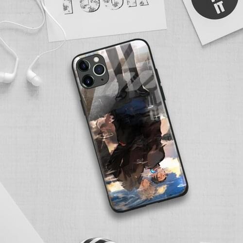 Geto Suguru Gojo Satoru Jujutsu Kaisen Soft TPU Glass Phone Case for IPhone SE 6s 7 8 Plus X Xr Xs 11 12 Mini Pro Max Samsung