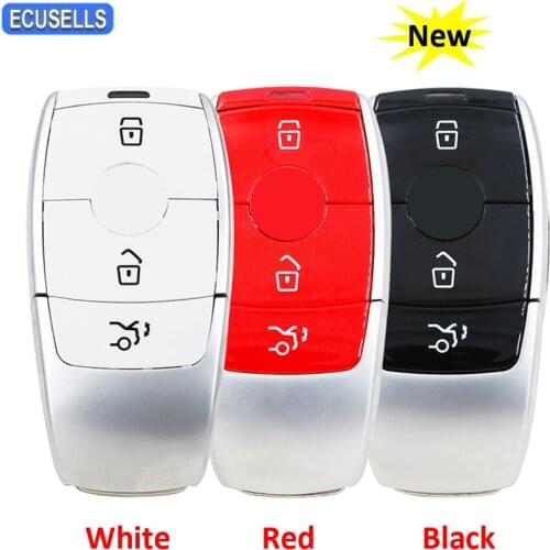 3 Button Smart Remote Key Shell Case for Mercedes Benz C200L E300L S320 GLC 3 Color for Choose ( Red, Black, White )