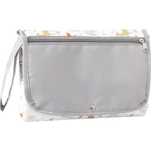 MXLE Baby Diaper Changing Pad Waterproof Changing Pad Out Portable Folding Multifunctional Stroller Bag
