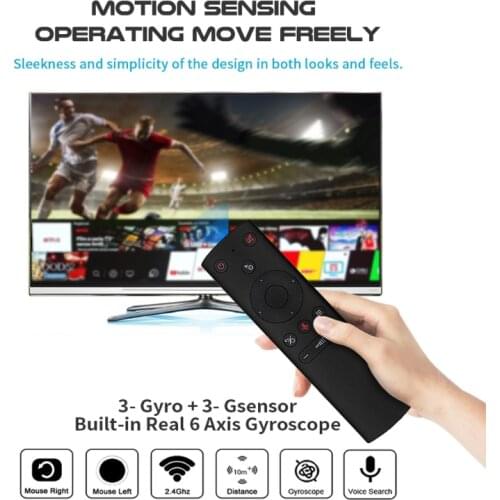G21S Voice Control Air mouse Gyro Mic IR learning Wireless Remote for tv box H96 N7MC