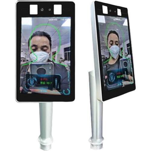 Face Recognition Camera Door Lock Time Attendance Clock Entrance Access Control Visual Image Wiegand Fever Temperature Detector