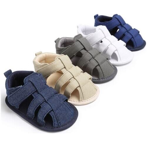 Dropshipping Summer Kids Shoes Canvas Sweet Children Sandals For Boys Girls Toddler Baby Breathable Hollow Out Shoes