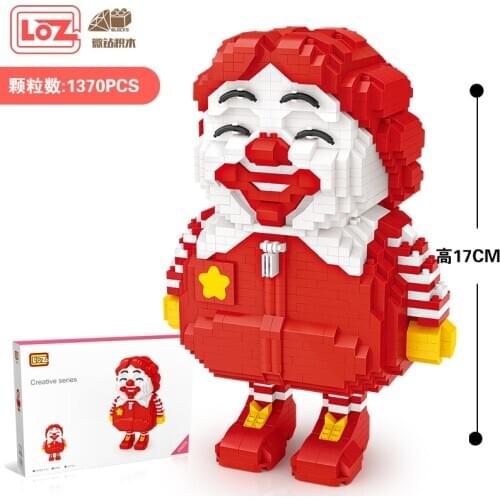 Loz New Cartoon Building Blocks MC Supersized DIY Mini Bricks Assembly 9050 Model Mirco Blocks Gifts Toys For Kids Blocks