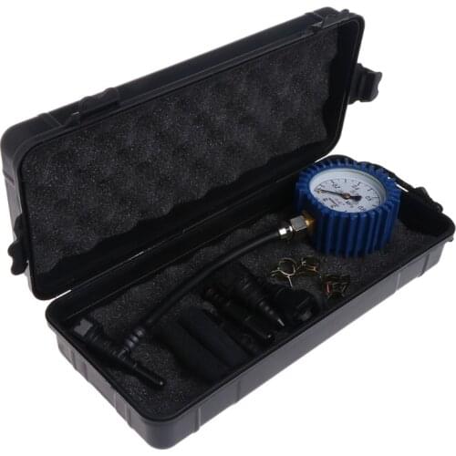 Motorcycle Car Fuel Pressure Gauge Car Gasoline Pressure Gauge Meter Tester Tool 19QB