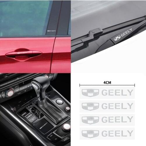 Metal emblem Auto Decor Decals Car Window Wiper Stickers For Citroen C1 C2 C3 C4L C4 Vts C5 C6 C8 Picasso Xsara Cactus