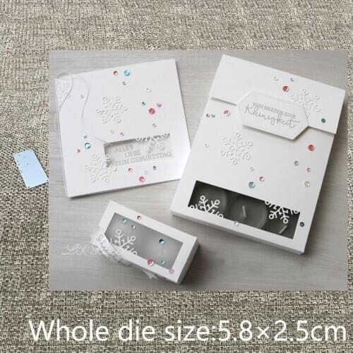 New Design Craft Metal stencil Cutting Dies snowflake frame decoration scrapbook die cuts Album Paper Card Craft Embossing