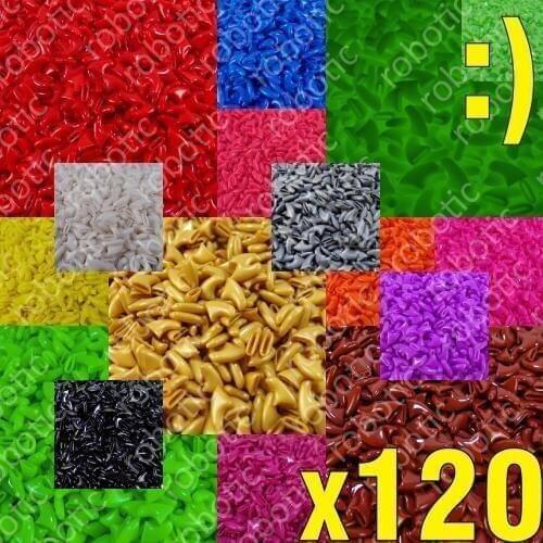 120pcs - Soft Nail Caps for Cats + 6x Adhesive Glue + 6x Applicator /* XS, S, M, L, cover, cat, paw, claw, ztp