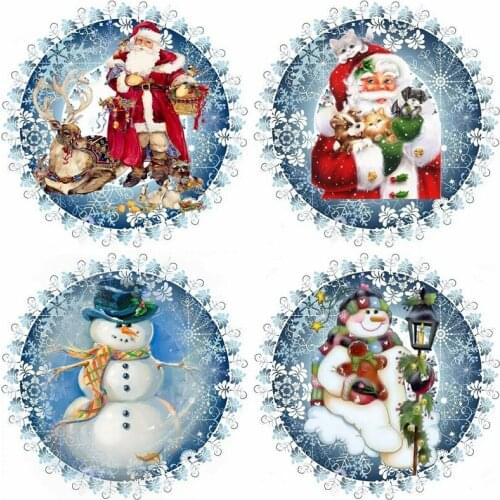 5D DIY Diamond Painting Santa Claus Christmas Full Square Round Drill Mosaic Cross Stitch Kit Diamond Embroidery Home Decorative