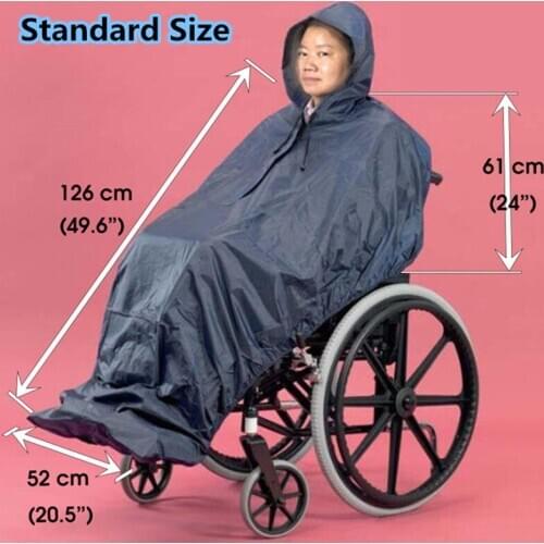 Navy color Windproof Waterproof Mobility Scooter Used Wheelchair Storage Cover Standard size