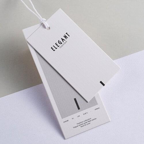 2021609 NEW Free design Custom Rectangle Hang Tags, Clothing, Brand, Fashion, Label, Accessories, Merchandise, logo, design, han