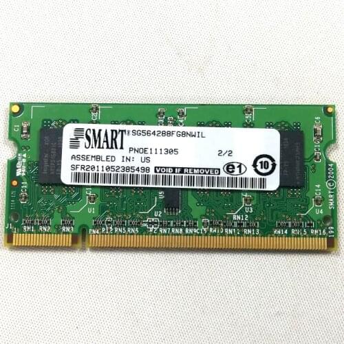 New SG564288FG8NWIL Smart Modular 1GB PC2-5300 333Mhz DDR2-667 SO-DIMM Laptop Notebook RAM Memory