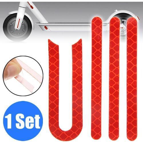 Front Rear Wheel Tyre Cover Protective Shell Reflective Sticker for Xiaomi Mijia M365 Electric Scooter Scooter Skateboard Parts