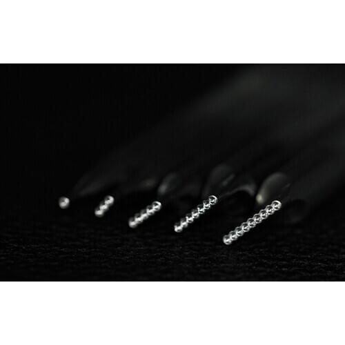 DIY handmade leather goods vegetable tanned leather stainless steel leather leather carving printing tool row of beads