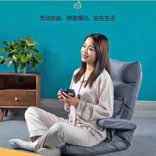 Folding Floor Chair Adjustable Lazy Sofa Chair Floor Gaming Sofa Chair Cushion Padded Lounger Soft Recliner With Back Support