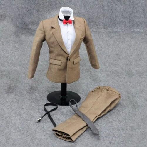 1/6 Male Soldier Khaki Suit Clothes Model Fit 12'' Action Figure Body
