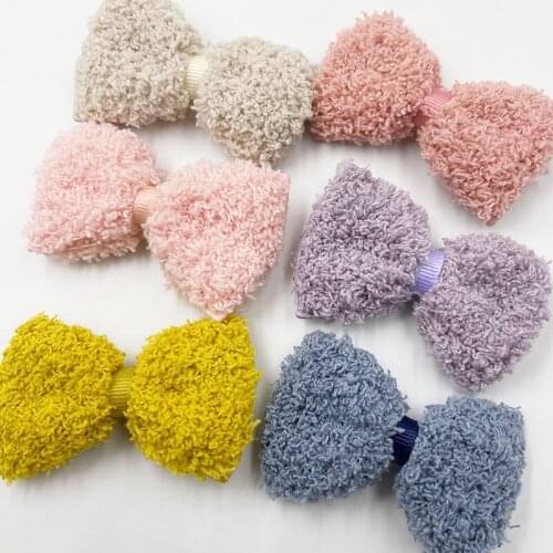 10PC Ribbon Bows Flower wedding Decoration Appliques Sewing Craft Lots B363