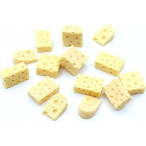 10Pcs/Lot Mini Cheese Resin Slime DIY Accesorios Plasticine Slime Supplies Filler For Clear Fluffy Slime Gift Toy For Childern