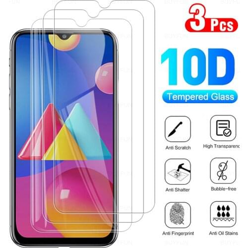 3pcs Sansung M02s Case Tempered Glasses Anti-scratch Protect Phone Film For Samsung Galaxy M02s M02 s Screen Protectors Glass