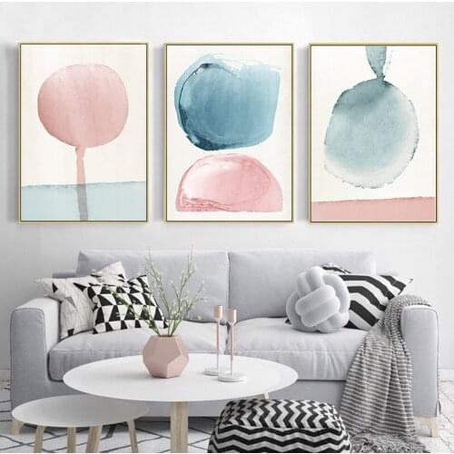 Abstract Painting Minimalist Canvas Painting Nordic Wall Picture Home Living Room Decoration