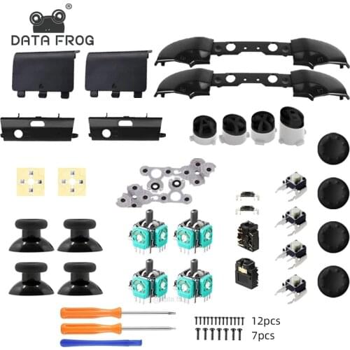 DATA FROG 3D Analog Stick for Xbox One S Replacement RB LB Bumper Trigger Button Shoulder for Xbox One Slim Repair Accessories