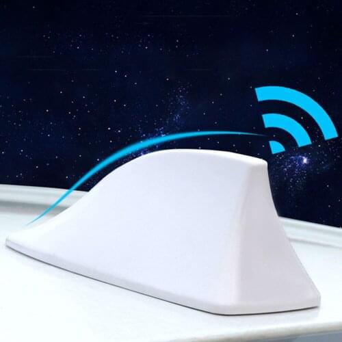 Car Universal Shark Fin Antenna Roof Decorative Aerial FM AM Signal Amplifier Automobile Accessories