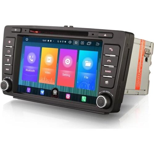 8" Android 10.0 OS Car DVD Multimedia Navigation GPS Radio System Player for Skoda Yeti 2009-2015 & Skoda Octavia 2009-2013