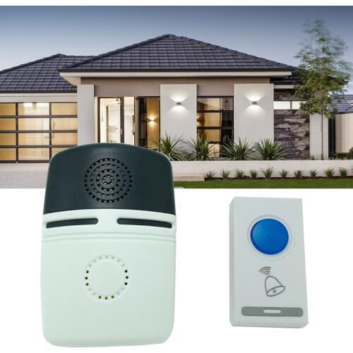 Wire-free led DoorBell AC Powered loud door chime kit 36 Songs 100m Rang Remote Home Hotel Security Smart musical Doorbells